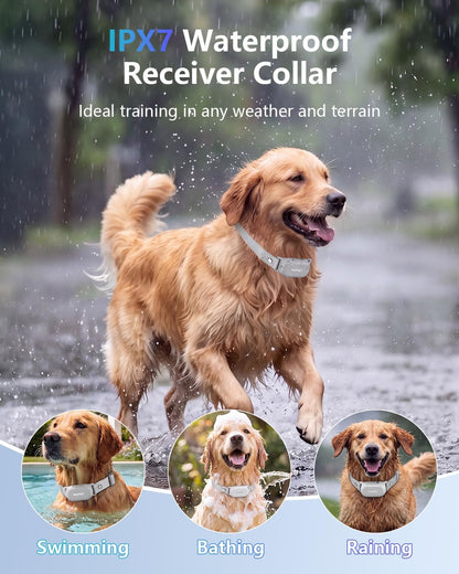 Dog Shock Collar with Remote Control - 4000FT Safe Training Collar