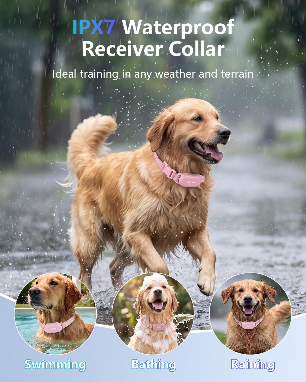 Dog Shock Collar with Remote Control - 4000FT Safe Training Collar