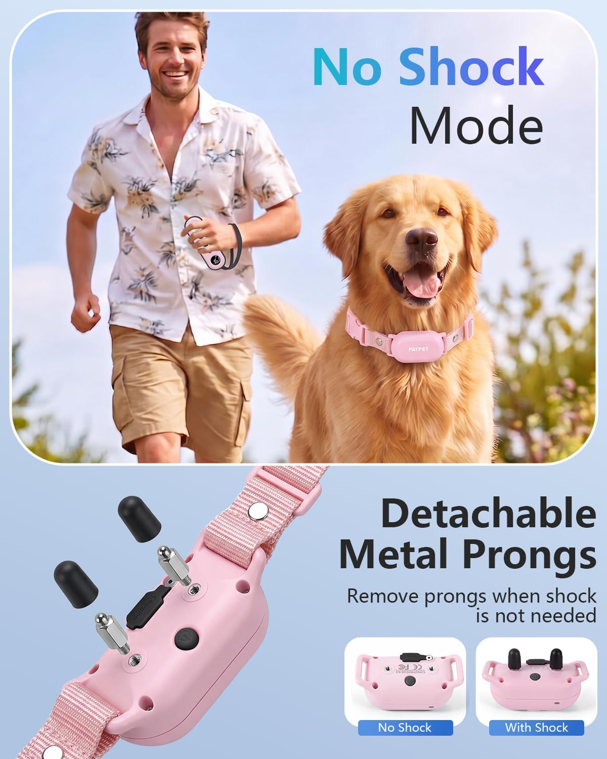 Dog Shock Collar with Remote Control - 4000FT Safe Training Collar