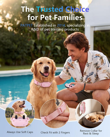 Dog Shock Collar with Remote Control - 4000FT Safe Training Collar