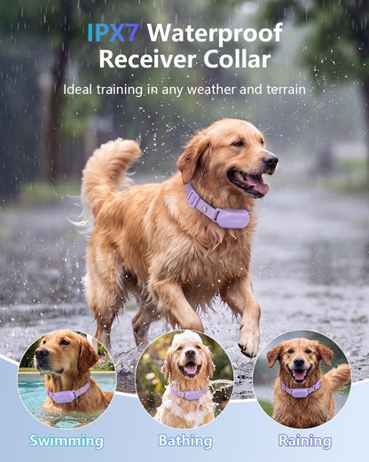 Dog Shock Collar with Remote Control - 4000FT Safe Training Collar