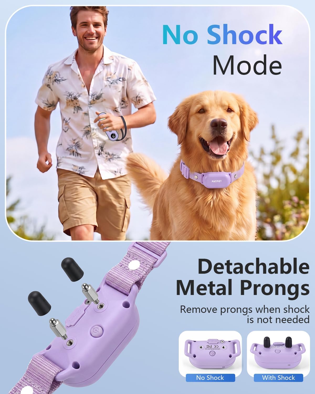 Dog Shock Collar with Remote Control - 4000FT Safe Training Collar