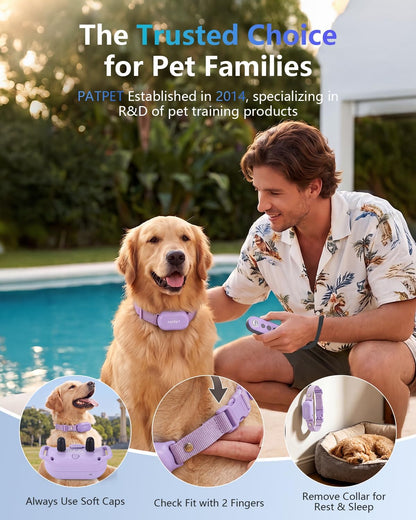 Dog Shock Collar with Remote Control - 4000FT Safe Training Collar