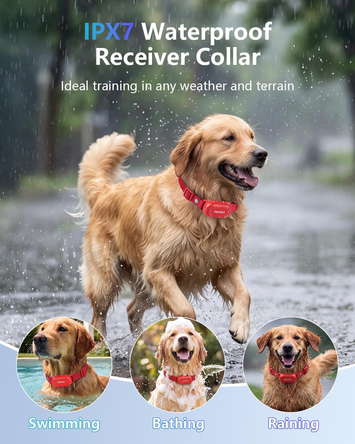 Dog Shock Collar with Remote Control - 4000FT Safe Training Collar