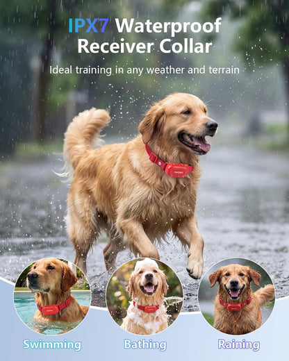 Dog Shock Collar with Remote Control - 4000FT Safe Training Collar