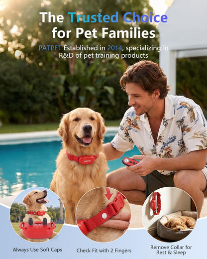 Dog Shock Collar with Remote Control - 4000FT Safe Training Collar