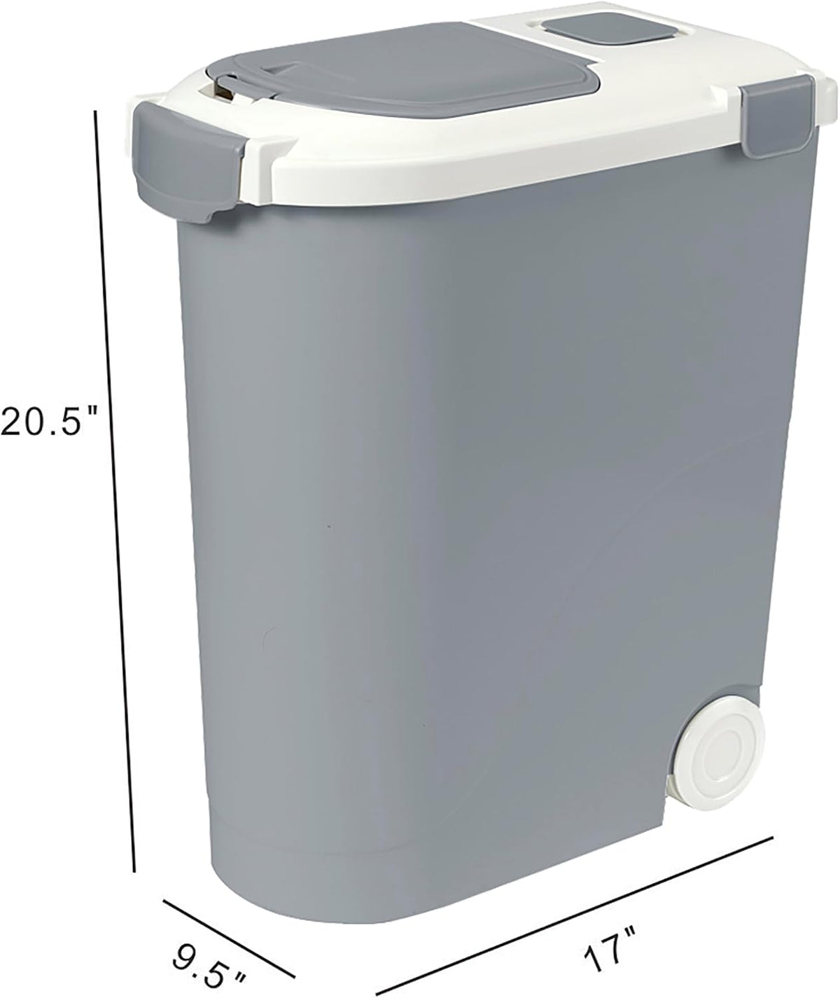 Airtight Pet Food Storage Container, Holds 30lbs
