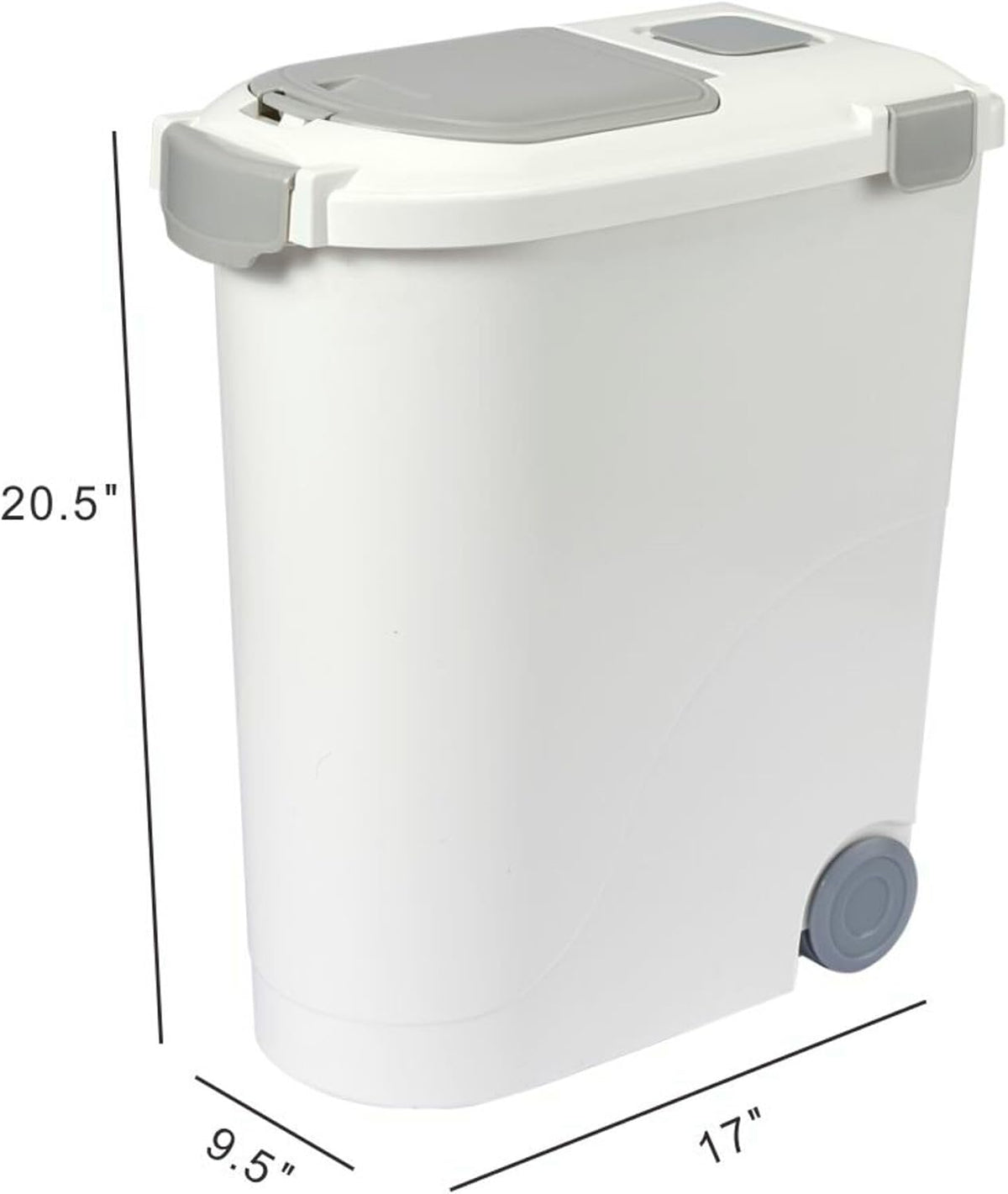 Airtight Pet Food Storage Container, Holds 30lbs