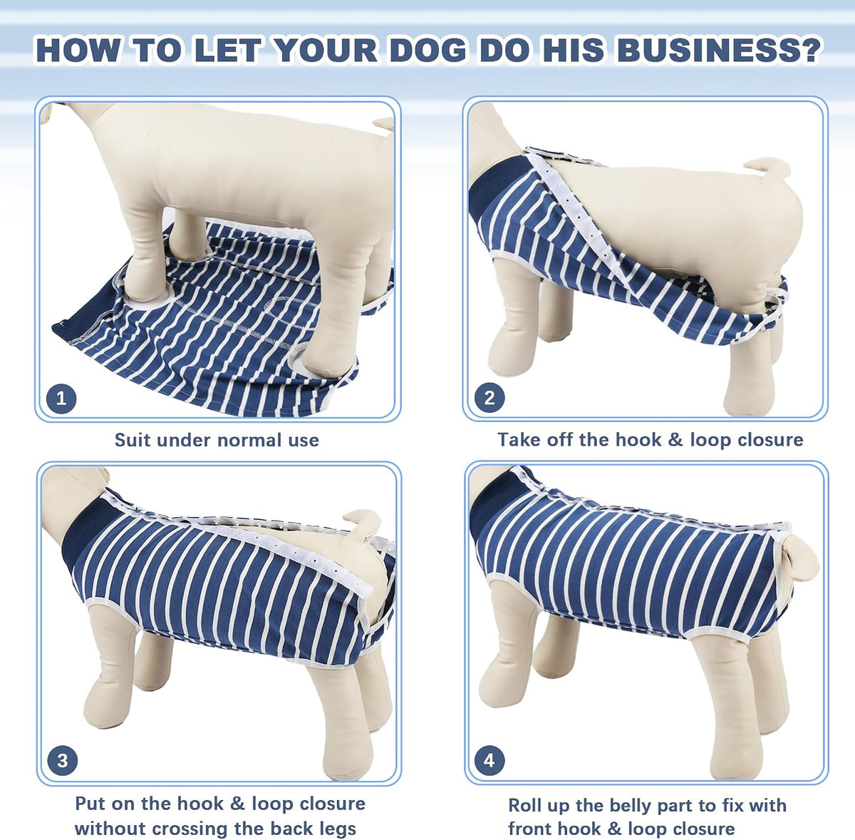 Recovery Suit for Dogs, Soft Dog Surgery Suit for Female Spay Male Neuter