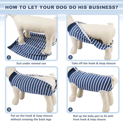 Recovery Suit for Dogs, Soft Dog Surgery Suit for Female Spay Male Neuter