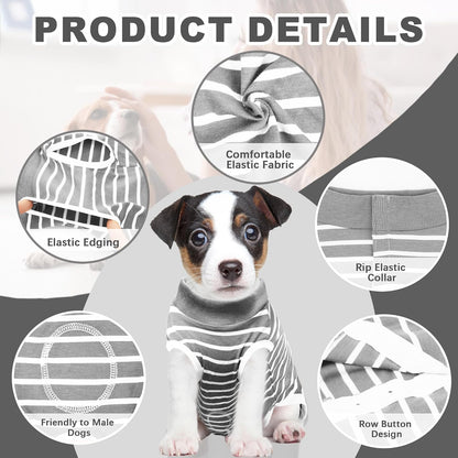 Recovery Suit for Dogs, Soft Dog Surgery Suit for Female Spay Male Neuter