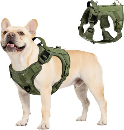 Dog Seat Belt Vest Harness for Car, 2 in 1 Seatbelt Buckle
