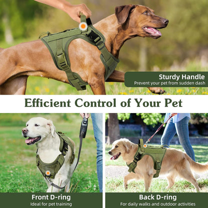Dog Seat Belt Vest Harness for Car, 2 in 1 Seatbelt Buckle