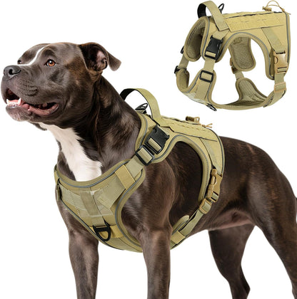 Dog Seat Belt Vest Harness for Car, 2 in 1 Seatbelt Buckle