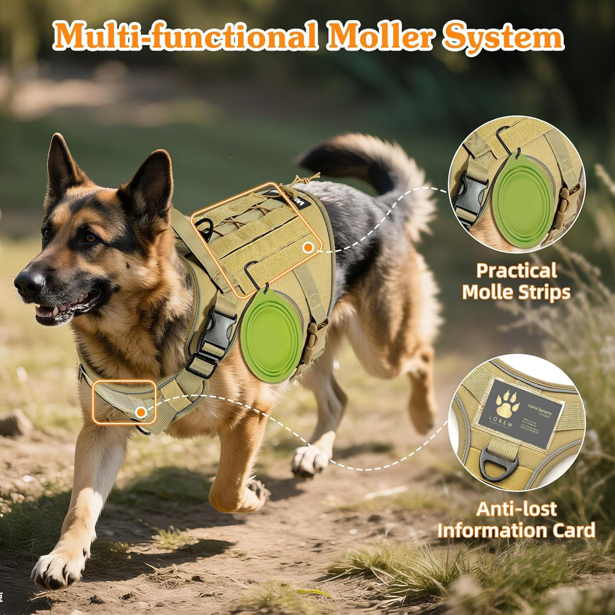 Dog Seat Belt Vest Harness for Car, 2 in 1 Seatbelt Buckle