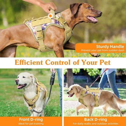 Dog Seat Belt Vest Harness for Car, 2 in 1 Seatbelt Buckle
