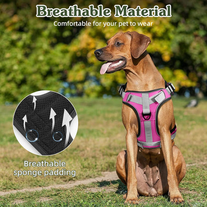 Dog Seat Belt Vest Harness for Car, 2 in 1 Seatbelt Buckle
