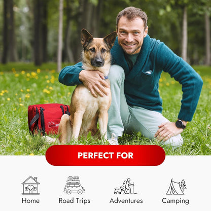 Cat & Dog First Aid Kit with Thermometer & Bandages (Medium)