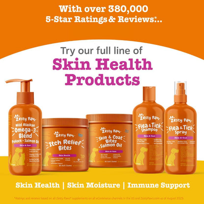 Salmon Oil for Dogs - Skin & Coat Chews, Salmon