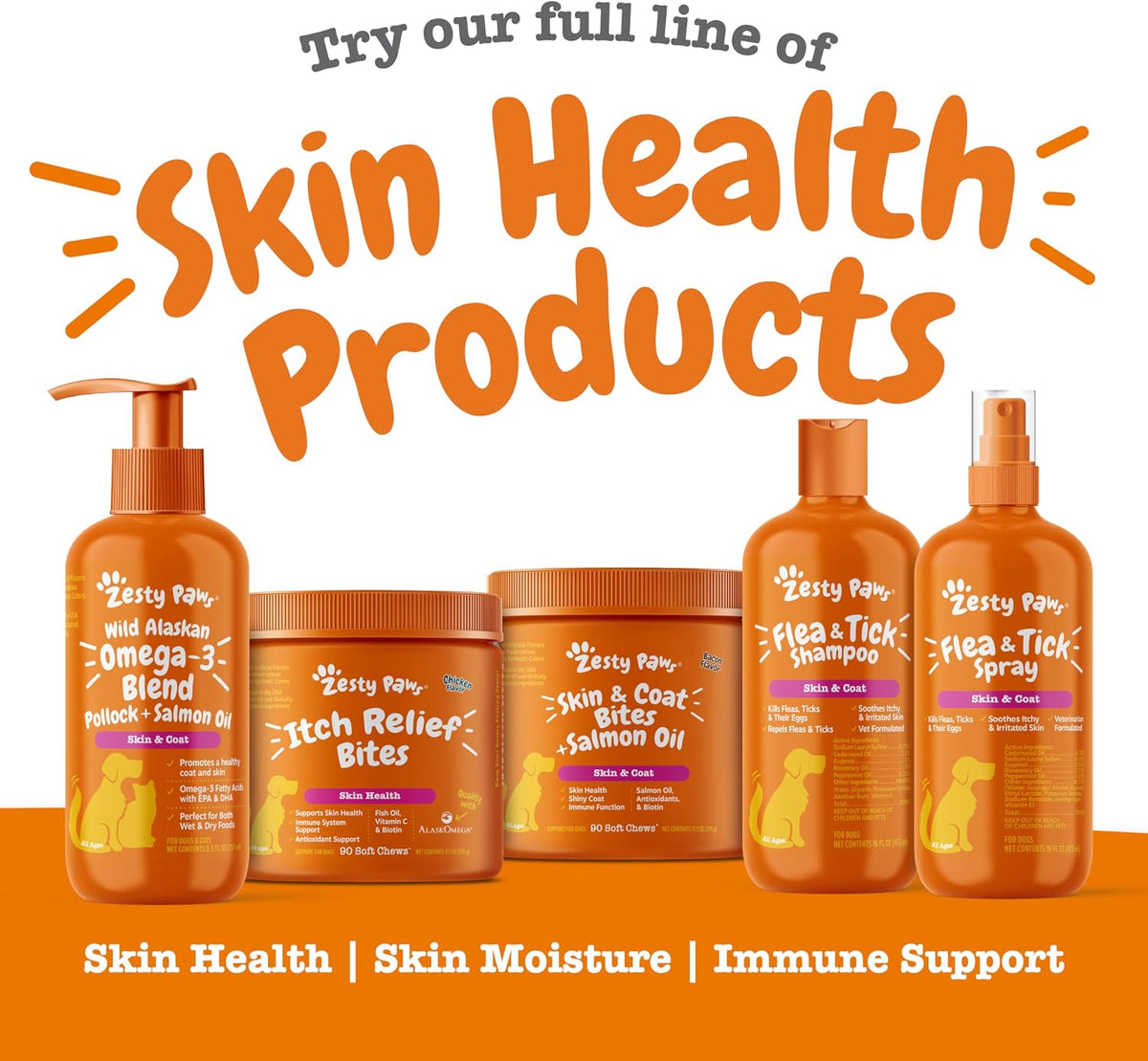 Salmon Oil for Dogs - Skin & Coat Chews, Salmon