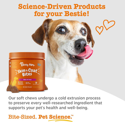 Salmon Oil for Dogs - Skin & Coat Chews, Salmon