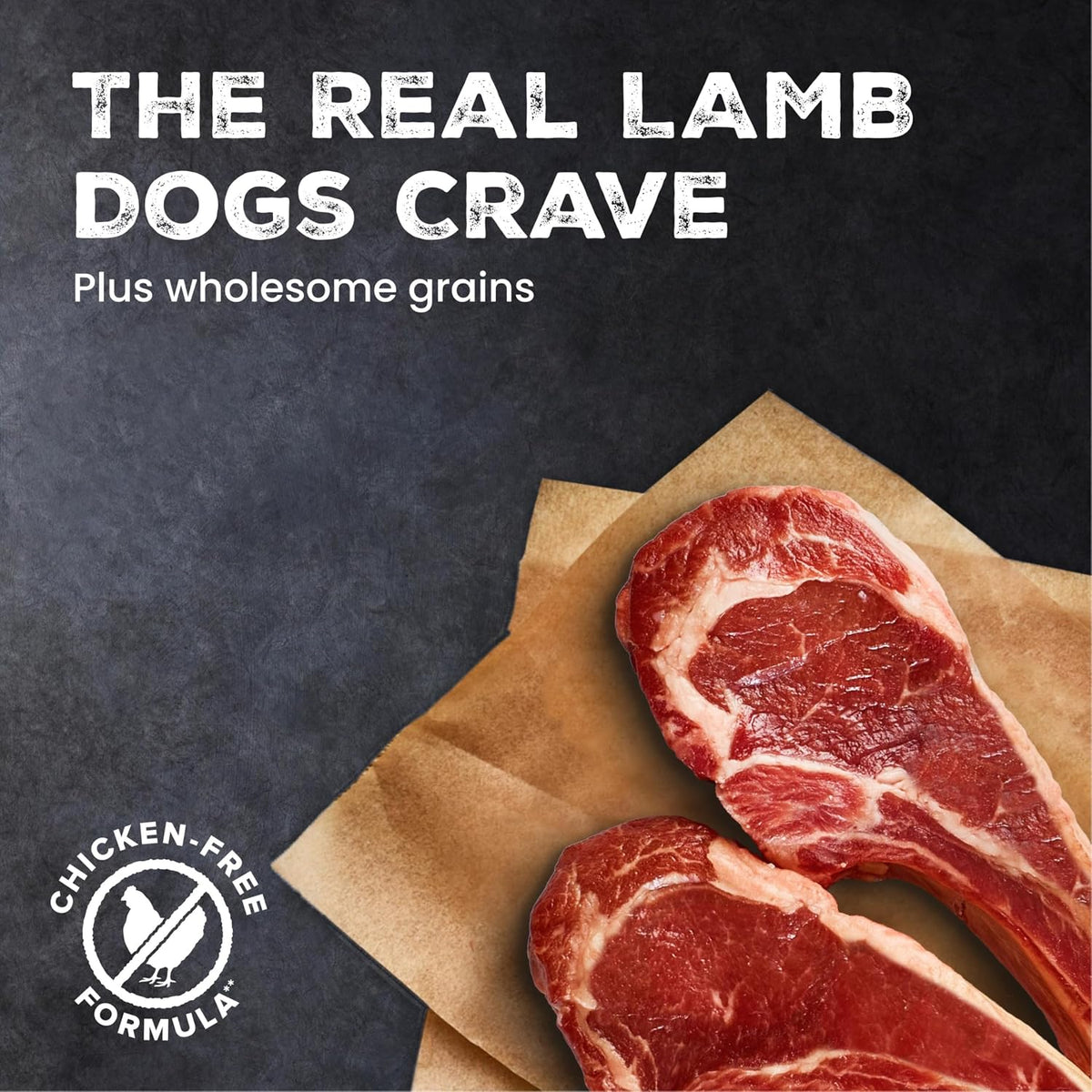 Blue Buffalo Wilderness Lamb & Wholesome Grains Senior Dry Dog Food, 4.5 lb