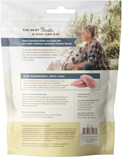 Superfood Bite Freeze-Dried Beef Liver Dog Treats, 4 oz