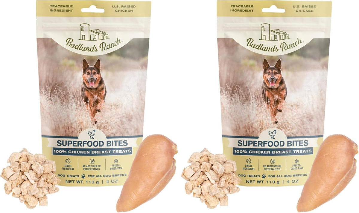 Superfood Bite Freeze-Dried Beef Liver Dog Treats, 4 oz