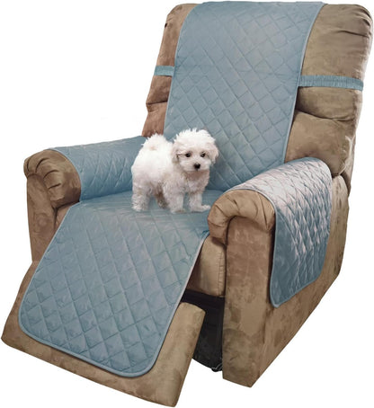 Reversible Sofa Cover Couch Cover for Dogs, Coffee/Beige | 68''Sofa Mat Washable, Pet Friendly, Elastic Straps, Water Repellent, Furniture Protector for 3 Cushion Couch - Colors A