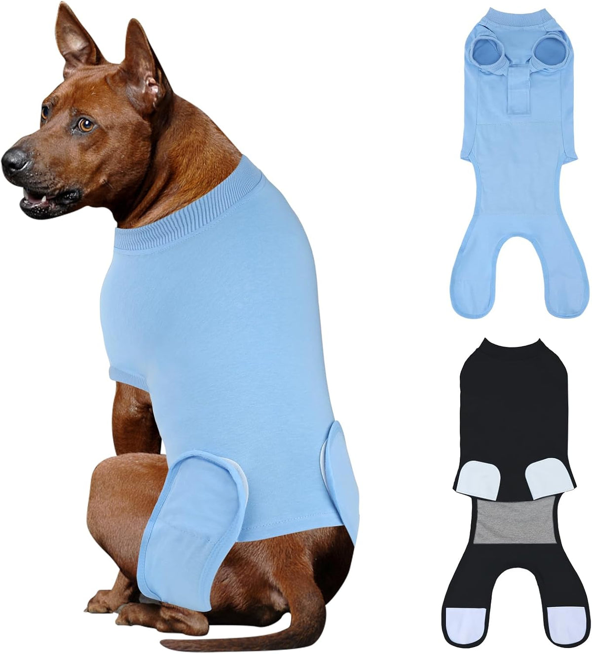 2 Pack Dog Recovery Suit for After Neuter Spay Wounds Protector