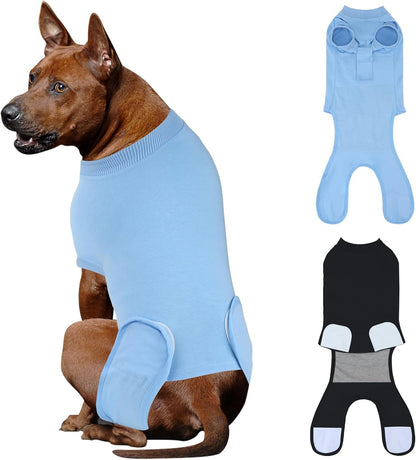 2 Pack Dog Recovery Suit for After Neuter Spay Wounds Protector