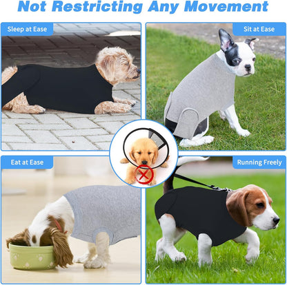 2 Pack Dog Recovery Suit for After Neuter Spay Wounds Protector
