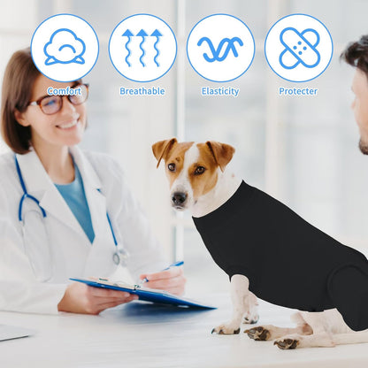 2 Pack Dog Recovery Suit for After Neuter Spay Wounds Protector