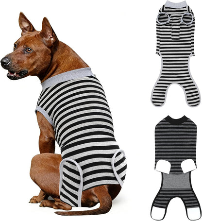 2 Pack Dog Recovery Suit for After Neuter Spay Wounds Protector