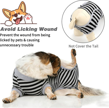 2 Pack Dog Recovery Suit for After Neuter Spay Wounds Protector