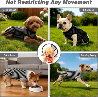 2 Pack Dog Recovery Suit for After Neuter Spay Wounds Protector