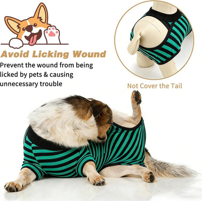 2 Pack Dog Recovery Suit for After Neuter Spay Wounds Protector