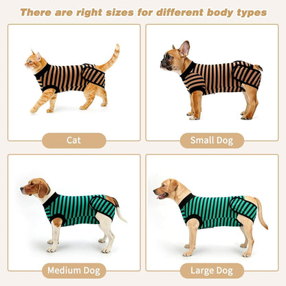 2 Pack Dog Recovery Suit for After Neuter Spay Wounds Protector