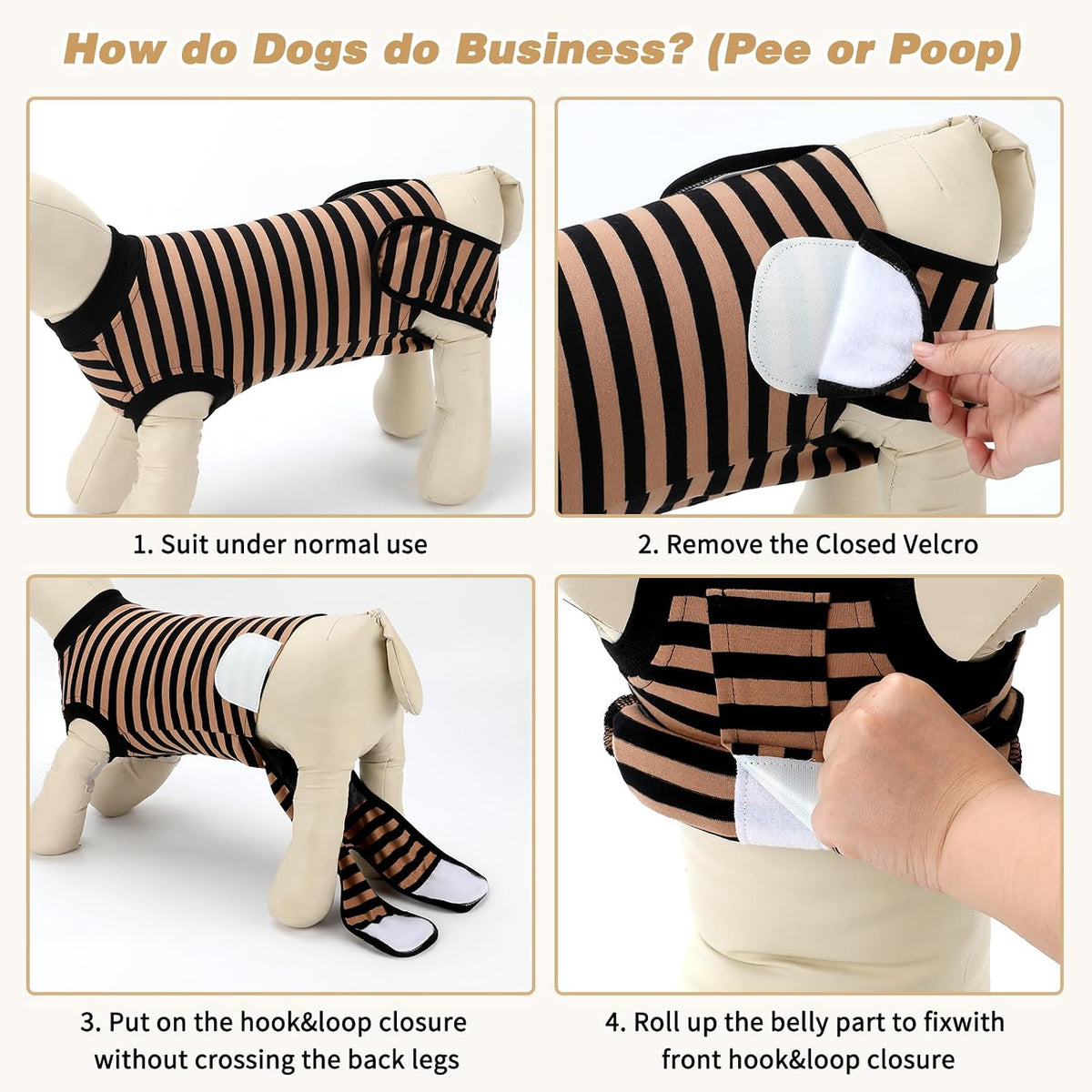 2 Pack Dog Recovery Suit for After Neuter Spay Wounds Protector