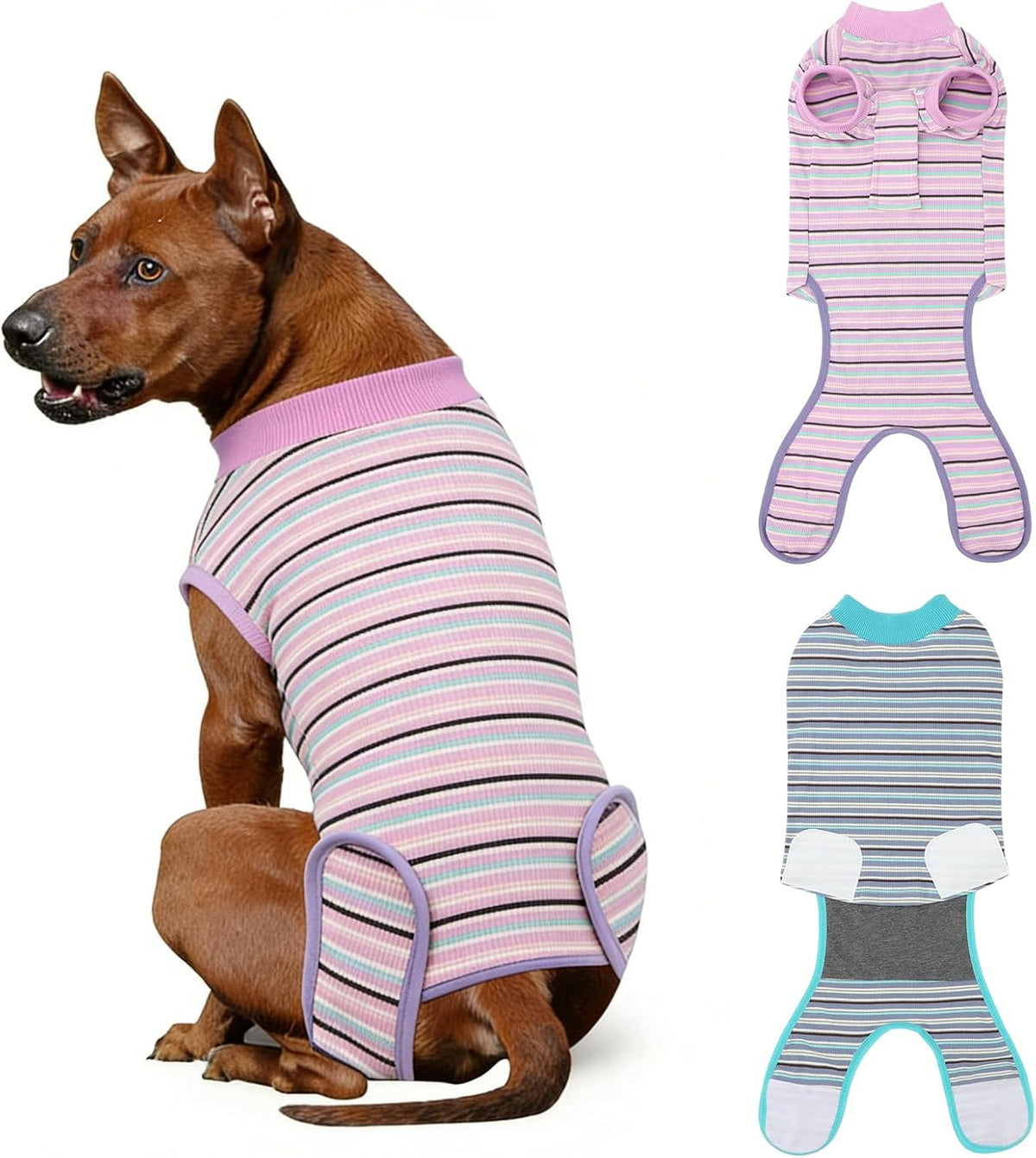 2 Pack Dog Recovery Suit for After Neuter Spay Wounds Protector
