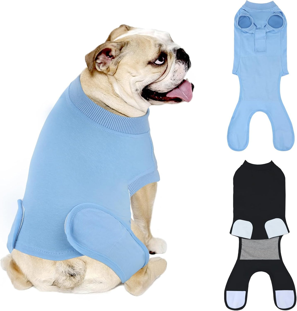 2 Pack Dog Recovery Suit for After Neuter Spay Wounds Protector