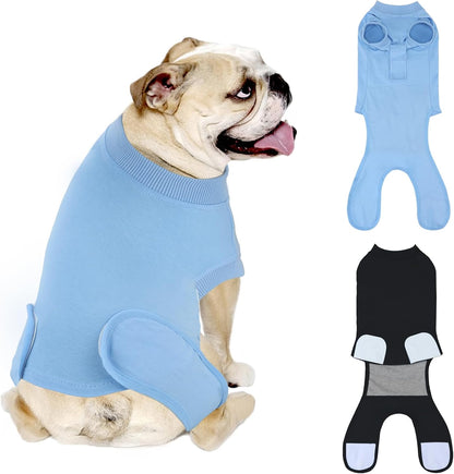 2 Pack Dog Recovery Suit for After Neuter Spay Wounds Protector