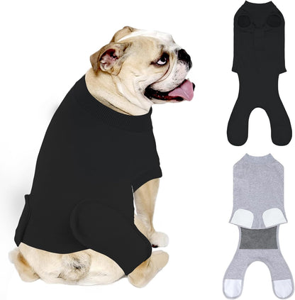 2 Pack Dog Recovery Suit for After Neuter Spay Wounds Protector