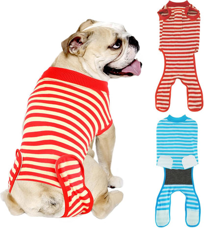 2 Pack Dog Recovery Suit for After Neuter Spay Wounds Protector