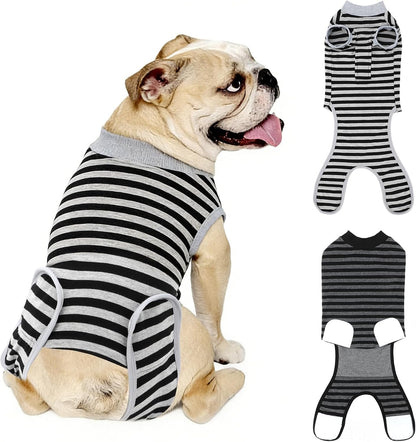 2 Pack Dog Recovery Suit for After Neuter Spay Wounds Protector
