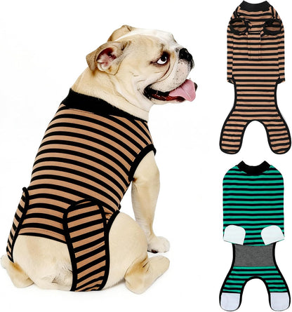 2 Pack Dog Recovery Suit for After Neuter Spay Wounds Protector
