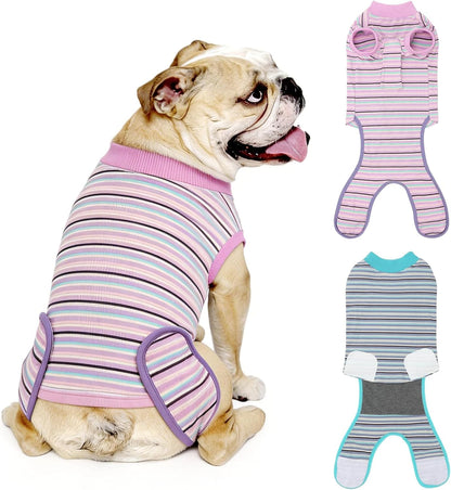 2 Pack Dog Recovery Suit for After Neuter Spay Wounds Protector