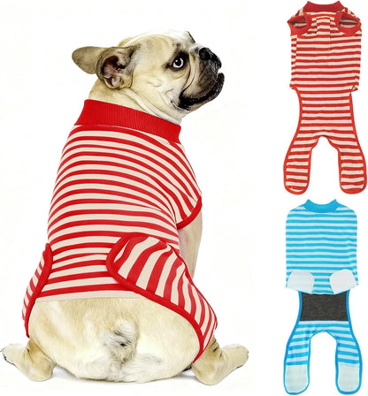 2 Pack Dog Recovery Suit for After Neuter Spay Wounds Protector
