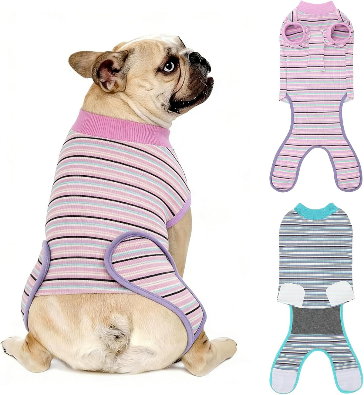 2 Pack Dog Recovery Suit for After Neuter Spay Wounds Protector