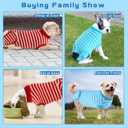 2 Pack Dog Recovery Suit for After Neuter Spay Wounds Protector